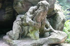 Braun�v p�skovcov� betl�m v lese u Kuksu